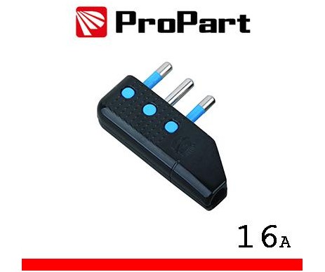 Spina 16A 2P+T uscita cavo 90° nera polybag Spina 16A 2P+T uscita cavo 90° nera polybag
